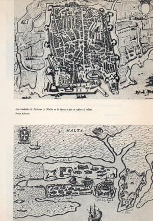 Bild des Verkufers fr LAMINA V38854: Plano de las ciudades de Palermo y Malta zum Verkauf von EL BOLETIN