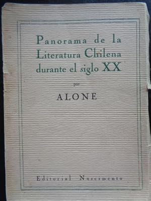 Seller image for Panorama de la Literatura Chilena durante el siglo XX for sale by Libros del cuervo
