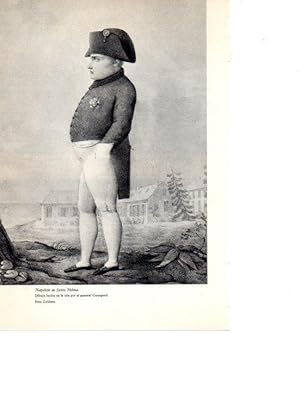 Bild des Verkufers fr LAMINA V38910: Napoleon en Santa Helena por el general Gourgaud zum Verkauf von EL BOLETIN