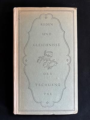 Seller image for Reden und Gleichnisse des Tschuang-Tse. for sale by Libretto Antiquariat & mundart.ch