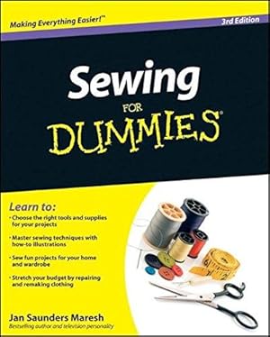 Imagen del vendedor de Sewing For Dummies a la venta por WeBuyBooks