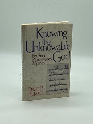 Bild des Verkufers fr Knowing the Unknowable God Ibn-Sina, Maimonides, Aquinas zum Verkauf von True Oak Books