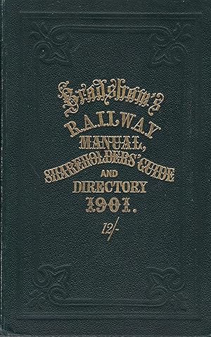 Seller image for Bradshaw's Railway Manual, Shareholder's Guide and Official Directory for 1901, Volume L111 for sale by Deeside Books