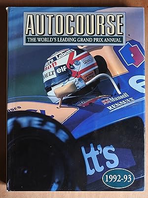 Bild des Verkufers fr Autocourse 1992-93 zum Verkauf von Richard Sharp