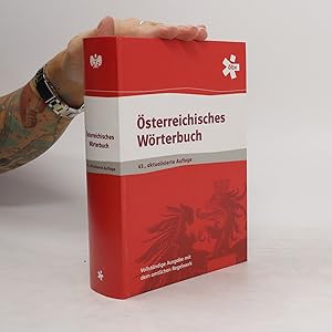 Bild des Verkufers fr O?sterreichisches Wo?rterbuch zum Verkauf von Bookbot