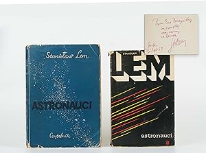 Astronauci: Powiesc fantastyczno-naukowa [The Astronauts] - first edition and later edition [insc...