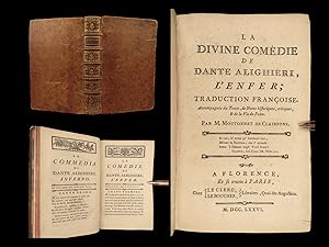 Image du vendeur pour La Divine Comedie de Dant Alighieri, l'enfer; traduction francoise, accompagnee du texte, des notes historiques, critiques, & de la vie du poete mis en vente par Schilb Antiquarian