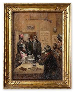 Scenes of African-American Life in New Orleans: Late 19th-early 20th c. American genre painting a...