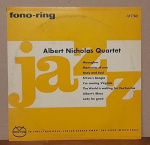 Albert Nicholas Quartet LP 33 1/3UpM 10"