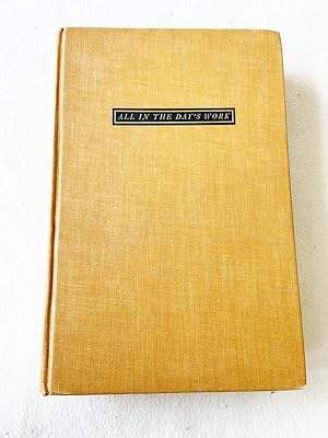 Seller image for (First Printing) 1939 HC All In The Day's Work: An Autobiography by Ida M. Tarbell for sale by Miki Store