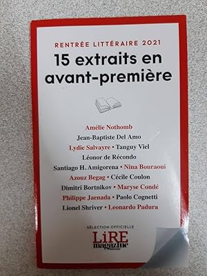 Imagen del vendedor de 15 extraits en avant-premire a la venta por Dmons et Merveilles