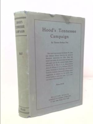 Immagine del venditore per Hood's Tennessee Campaign venduto da ThriftBooksVintage
