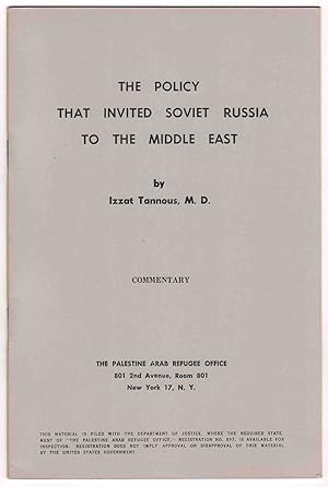 Seller image for The Policy that Invited Soviet Russia to the Middle East for sale by D. Anthem, Bookseller