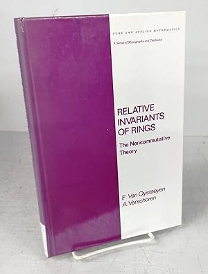 Immagine del venditore per Relative Invariants of Rings: The Noncommutative Theory venduto da Attic Books (ABAC, ILAB)