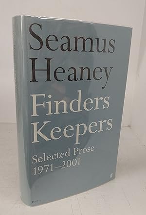 Immagine del venditore per Finders Keepers: Selected Prose 1971-2001 venduto da Attic Books (ABAC, ILAB)