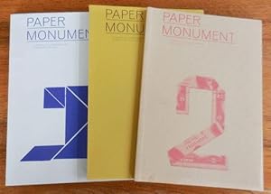 Seller image for Paper Monument A Journal of Contemporary Art Numbers 1, 2 and 3 for sale by Derringer Books, Member ABAA