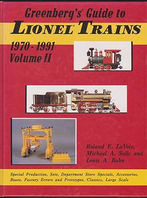 Seller image for GREENBERG'S GUIDE TO LIONEL TRAINS, 1970-1991, VOL 2 for sale by Easton's Books, Inc.