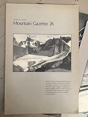 Seller image for Mountain Gazette 26 for sale by Bristlecone Books  RMABA