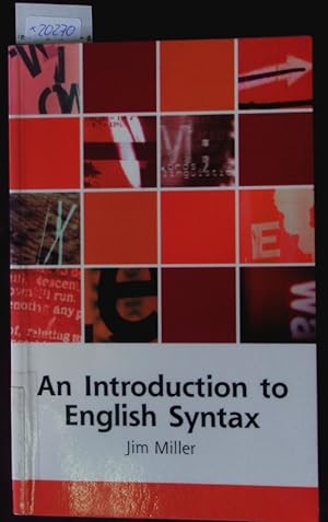 Imagen del vendedor de An introduction to English syntax. Edinburgh textbooks on the English language. a la venta por Antiquariat Bookfarm