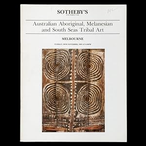 Seller image for Sotheby's. Australian Aboriginal, Melanesian and South Seas Tribal Art. Melbourne, 28 November 1989. for sale by Douglas Stewart Fine Books