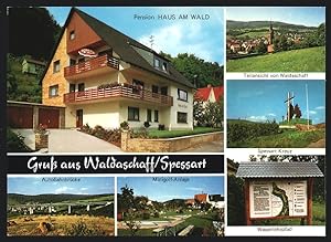 Ansichtskarte Waldaschaff /Spessart, Pension Haus am Wald