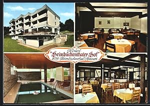 Ansichtskarte Heimbuchenthal, Hotel Heimbuchenthaler Hof mit Innenansichten