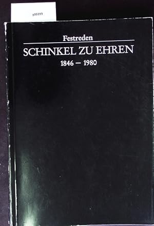 Bild des Verkufers fr Schinkel zu Ehren. zum Verkauf von Antiquariat Bookfarm