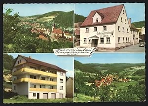 Ansichtskarte Heimbuchenthal /Spessart, Gasthaus und Pension Zum Lamm