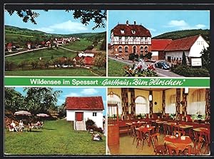 Ansichtskarte Eschau-Wildensee i. Spessart, Gasthaus Zum Hirschen