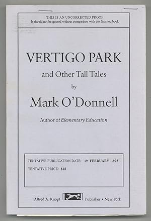 Bild des Verkufers fr Vertigo Park and Other Tall Tales zum Verkauf von Between the Covers-Rare Books, Inc. ABAA