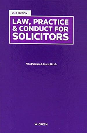 Bild des Verkufers fr Law, Practice & Conduct for Solicitors zum Verkauf von WeBuyBooks