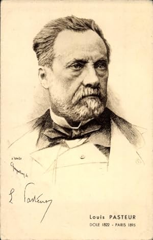 Künstler Ansichtskarte / Postkarte Chemiker Louis Pasteur, Portrait
