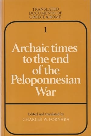 Archaic Times to the End of the Peloponnesian War