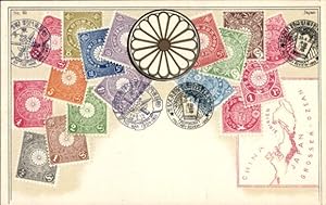 Briefmarken Litho Japan, japanische Briefmarken