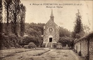 Ansichtskarte / Postkarte Magny les Hameaux Yvelines, Abtei Port-Royal des Champs, Kirchenruine