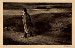 Künstler Ansichtskarte / Postkarte Binenbaum, L., Komponist Ludwig van Beethoven