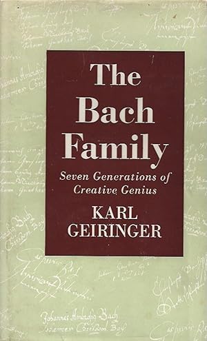 Immagine del venditore per The Bach Family venduto da Badger Books