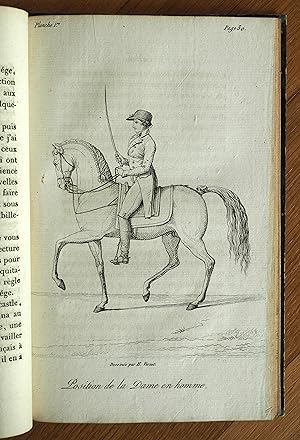 Imagen del vendedor de L'Ecuyer des Dames, ou Lettres sur l'Equitation, Contenant des principes et des exemples sur l'art de monter  cheval. a la venta por Silbergaul