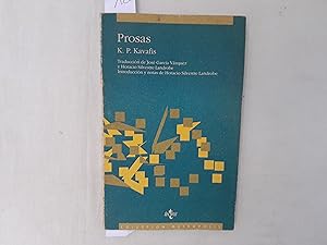 Imagen del vendedor de Prosas. Traduccin de Jos Garca Vzquez y Horacio Silvestre Landrobe. Introduccin y notas de Horacio Silvestre Landrobe. a la venta por Librera "Franz Kafka" Mxico.