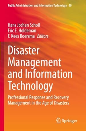 Imagen del vendedor de Disaster Management and Information Technology a la venta por BuchWeltWeit Ludwig Meier e.K.