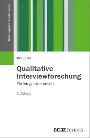 Bild des Verkufers fr Qualitative Interviewforschung: Ein integrativer Ansatz (Grundlagentexte Methoden) zum Verkauf von Rheinberg-Buch Andreas Meier eK