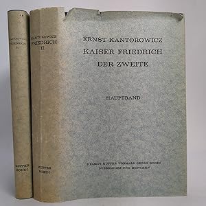 Bild des Verkufers fr Kaiser Friedrich der Zweite Hauptband / Ergnzungsband zum Verkauf von Leipziger Antiquariat