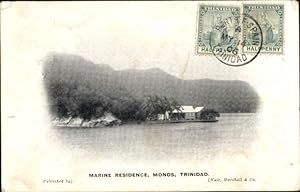 Bild des Verkufers fr Ansichtskarte / Postkarte Monos Trinidad und Tobago, Marine Residence zum Verkauf von akpool GmbH