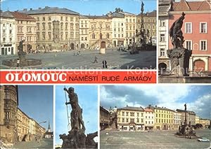 Postkarte Carte Postale 72292850 Olomouc Marktplatz Denkmal Olomouc