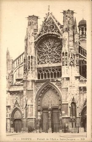 Postkarte Carte Postale 11016306 Dieppe Seine-Maritime Eglise Saint Jacques Dieppe