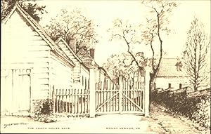 Postkarte Carte Postale 11031930 Mount Vernon Virginia Coach House Gate
