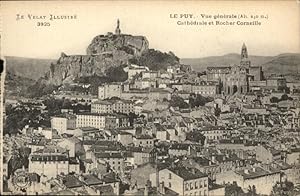 Postkarte Carte Postale 11009857 Le Puy-en-Velay Cathedrale Rocher Corneille Le Puy-en-Velay