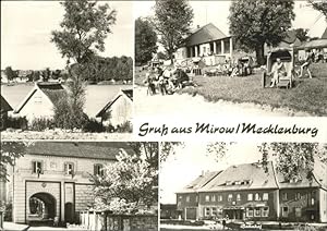 Postkarte Carte Postale 71279944 Mirow Bahnhof Am Mirow-See Torhaus Mirow