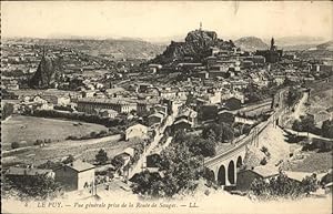 Postkarte Carte Postale 10961908 Le Puy-en-Velay vue generale prise de la Route de Sauges Le Puy-...