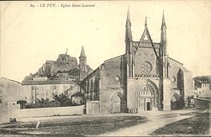 Postkarte Carte Postale 11018807 Le Puy-en-Velay Eglise Saint-Laurent Le Puy-en-Velay